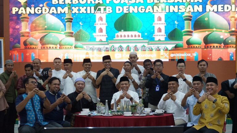 Pangdam XXII/Tambun Bungai Pererat Sinergi dengan Media Lewat Buka Puasa Bersama