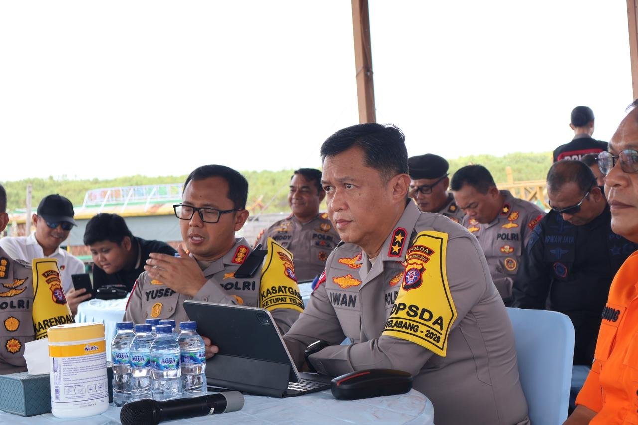 Kapolda Kalteng Ikuti Arahan Kapolri via Vicon, Fokus Bergeser ke Wisata dan Arus Balik