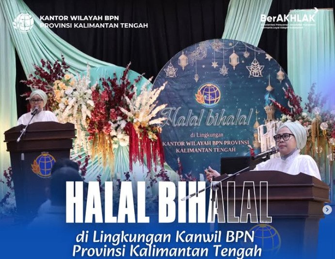 Merawat Silaturahmi, Menguatkan Langkah: Hangatnya Halal Bihalal Keluarga Besar BPN Kalteng