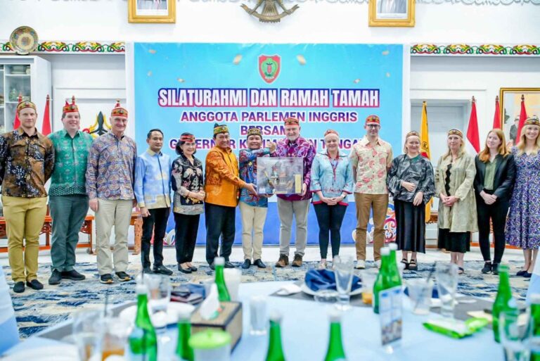 Gubernur Kalteng Gelar Silaturahmi Bersama Delegasi Parlemen Inggris, Buka Peluang Kerja Sama Sektor Strategis