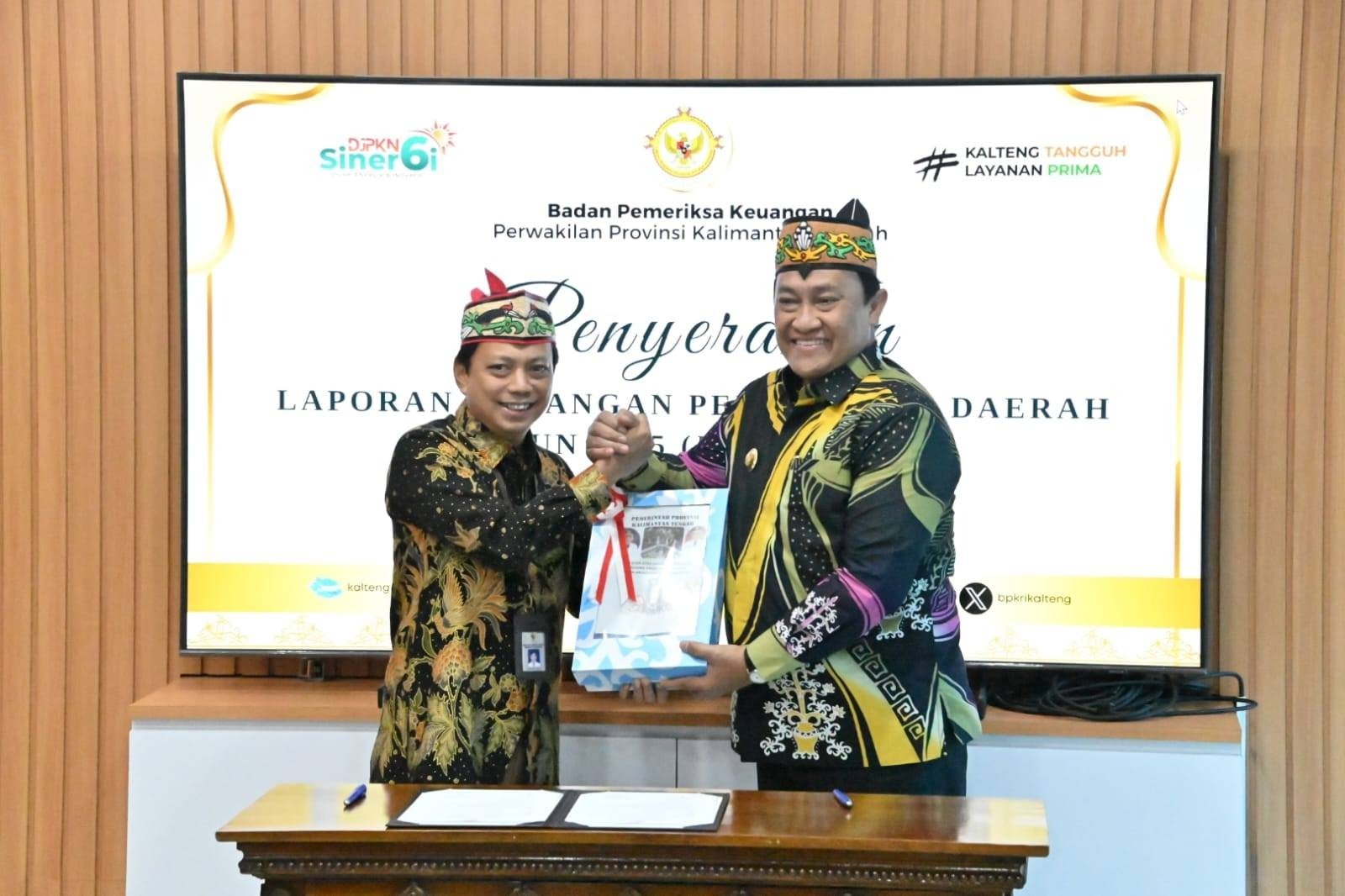 Pemprov Kalteng Serahkan LKPD Unaudited Tahun 2025 ke BPK