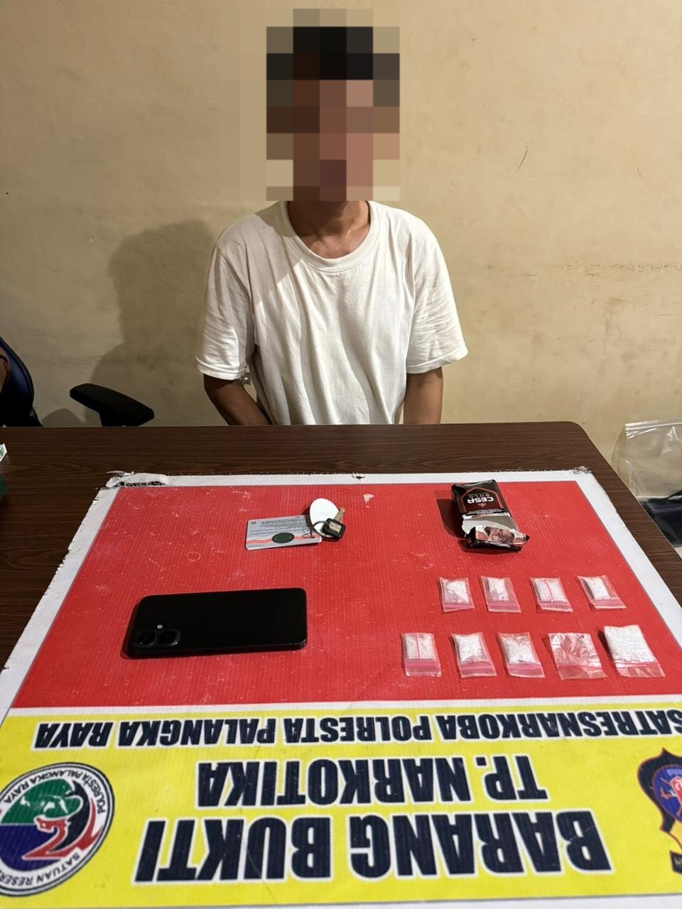 Sabu Disamarkan dalam Bungkus Rokok, Pria Paruh Baya Diciduk di Jekan Raya